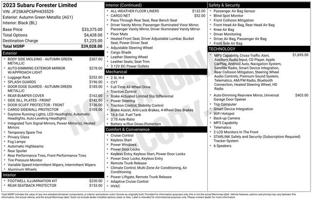 Used 2023 Subaru Forester Limited image 7
