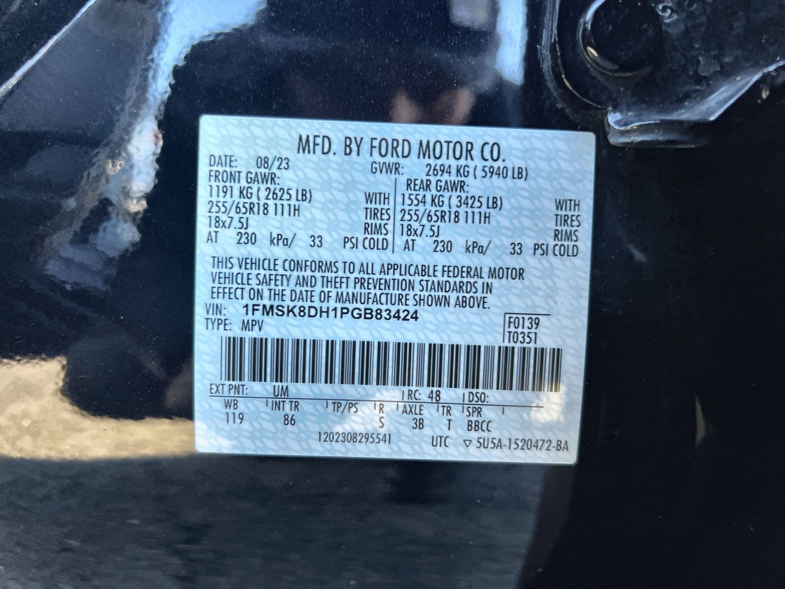 Certified 2023 Ford Explorer XLT image 28