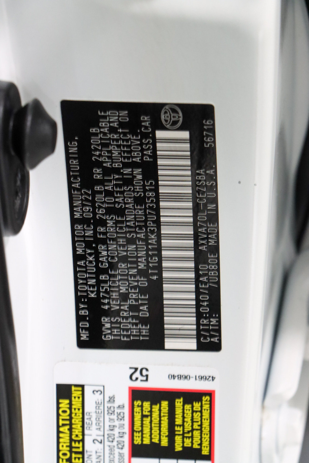Used 2023 Toyota Camry SE FWD image 30
