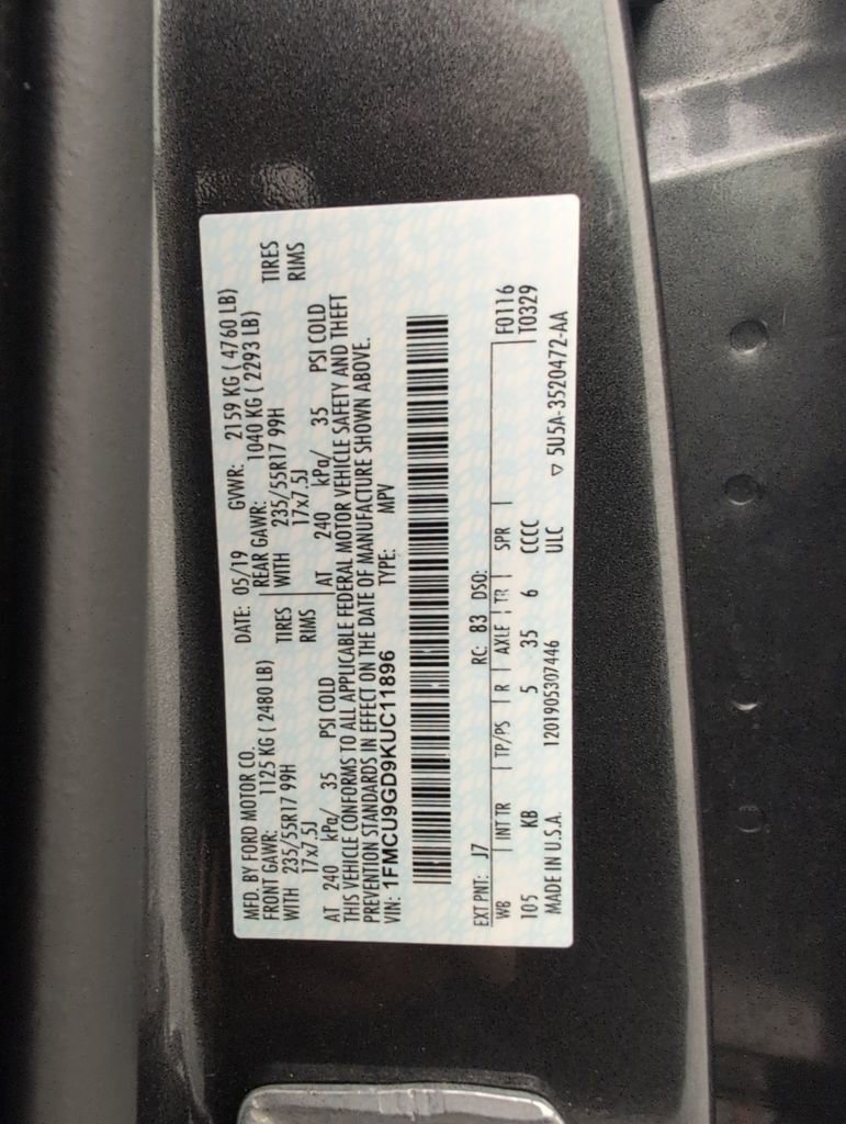 Used 2019 Ford Escape SE image 46