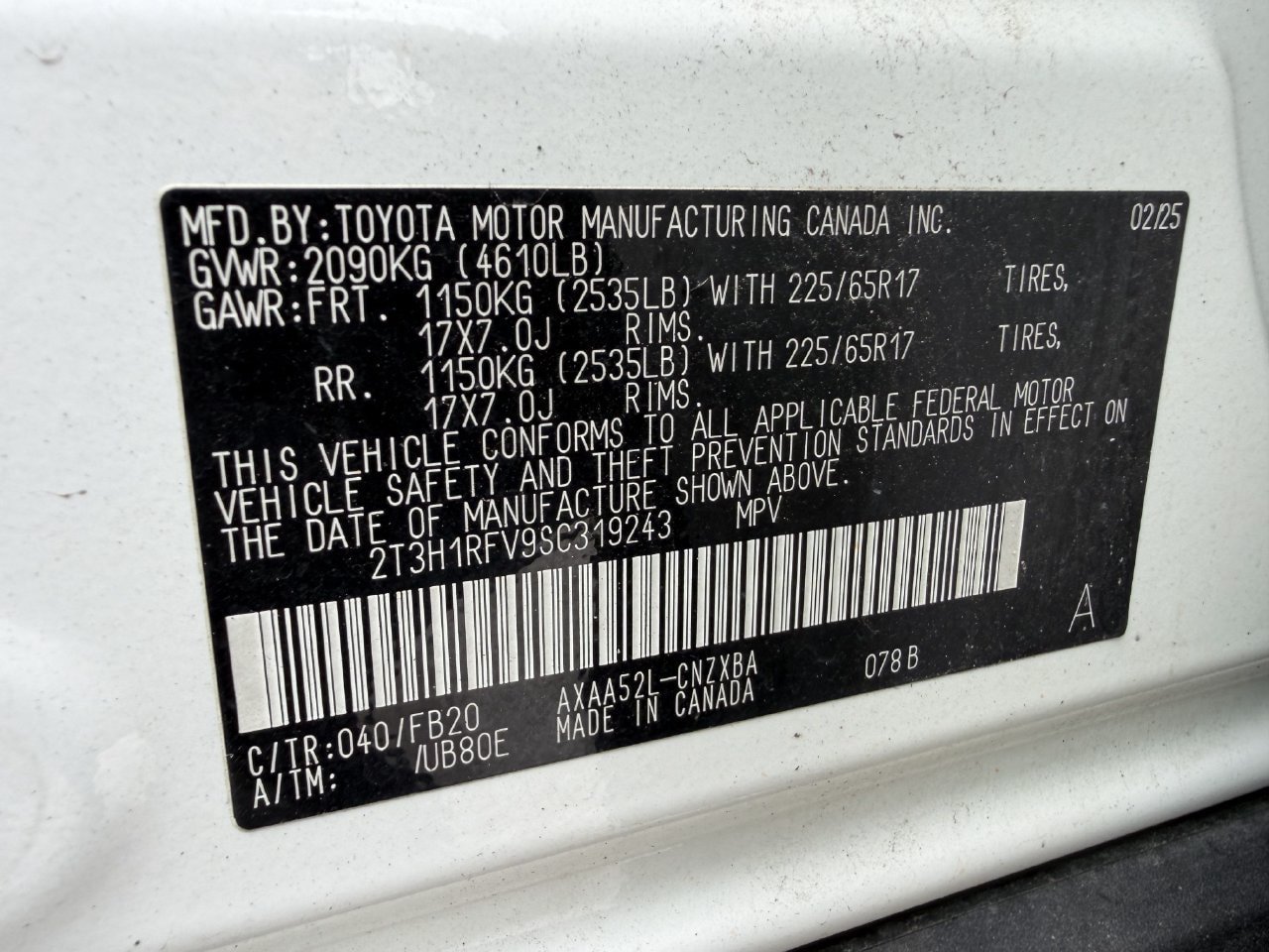 Used 2025 Toyota RAV4 LE FWD image 26