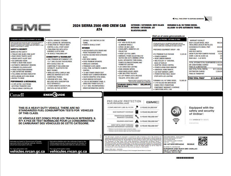 Certified 2024 GMC Sierra 2500 AT4 w/ AT4 Premium Plus Package image 34