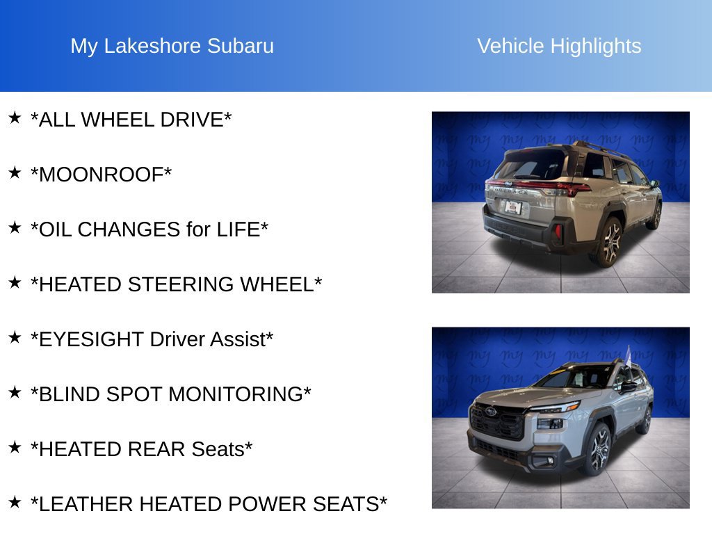 Certified 2026 Subaru Outback Touring XT AWD/4WD image 6