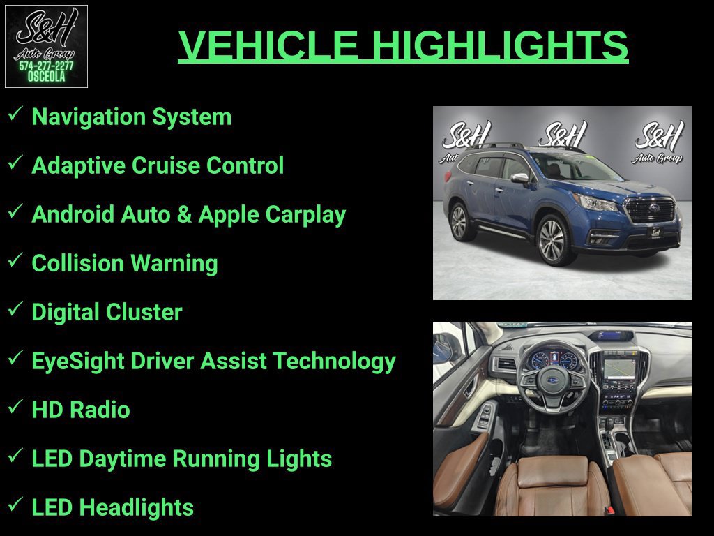 Used 2020 Subaru Ascent Touring w/ Popular Package #2A AWD/4WD image 3