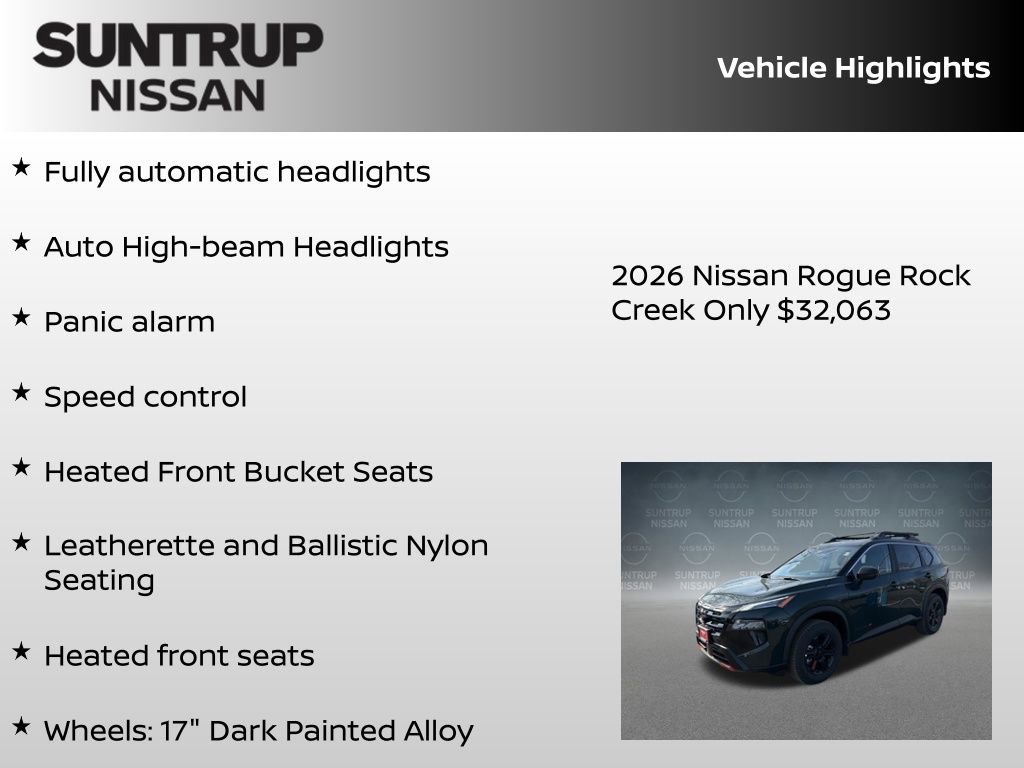 New 2026 Nissan Rogue SV AWD/4WD image 30