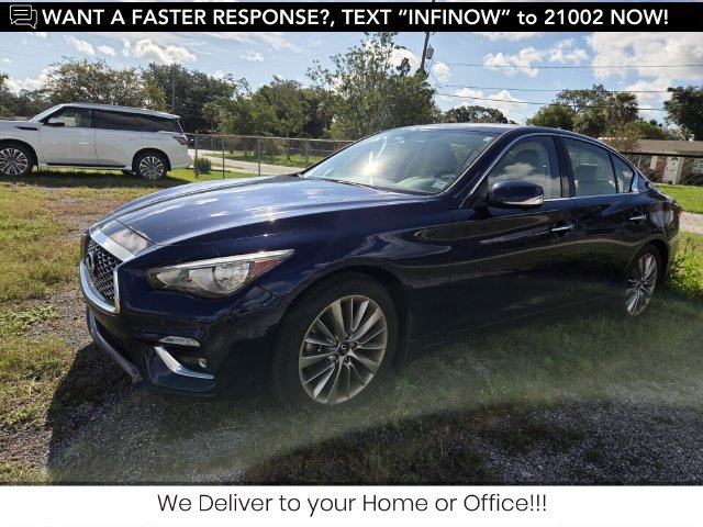 Certified 2023 INFINITI Q50 Luxe w/ Cargo Package