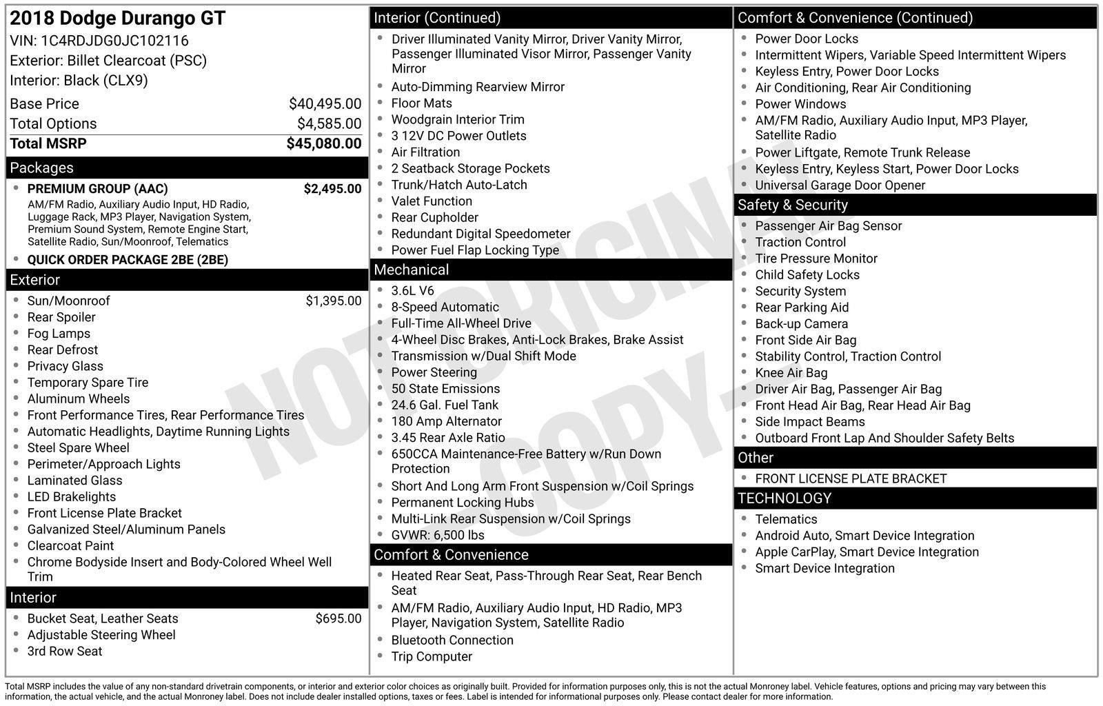 Used 2018 Dodge Durango GT w/ Premium Group image 41