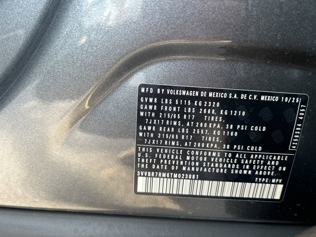 New 2026 Volkswagen Tiguan S image 33