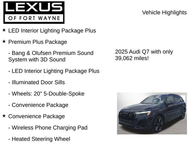 Used 2025 Audi Q7 3.0T Premium Plus AWD/4WD image 7