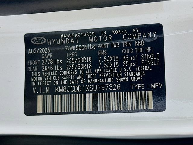 Used 2025 Hyundai Tucson SEL AWD/4WD image 38