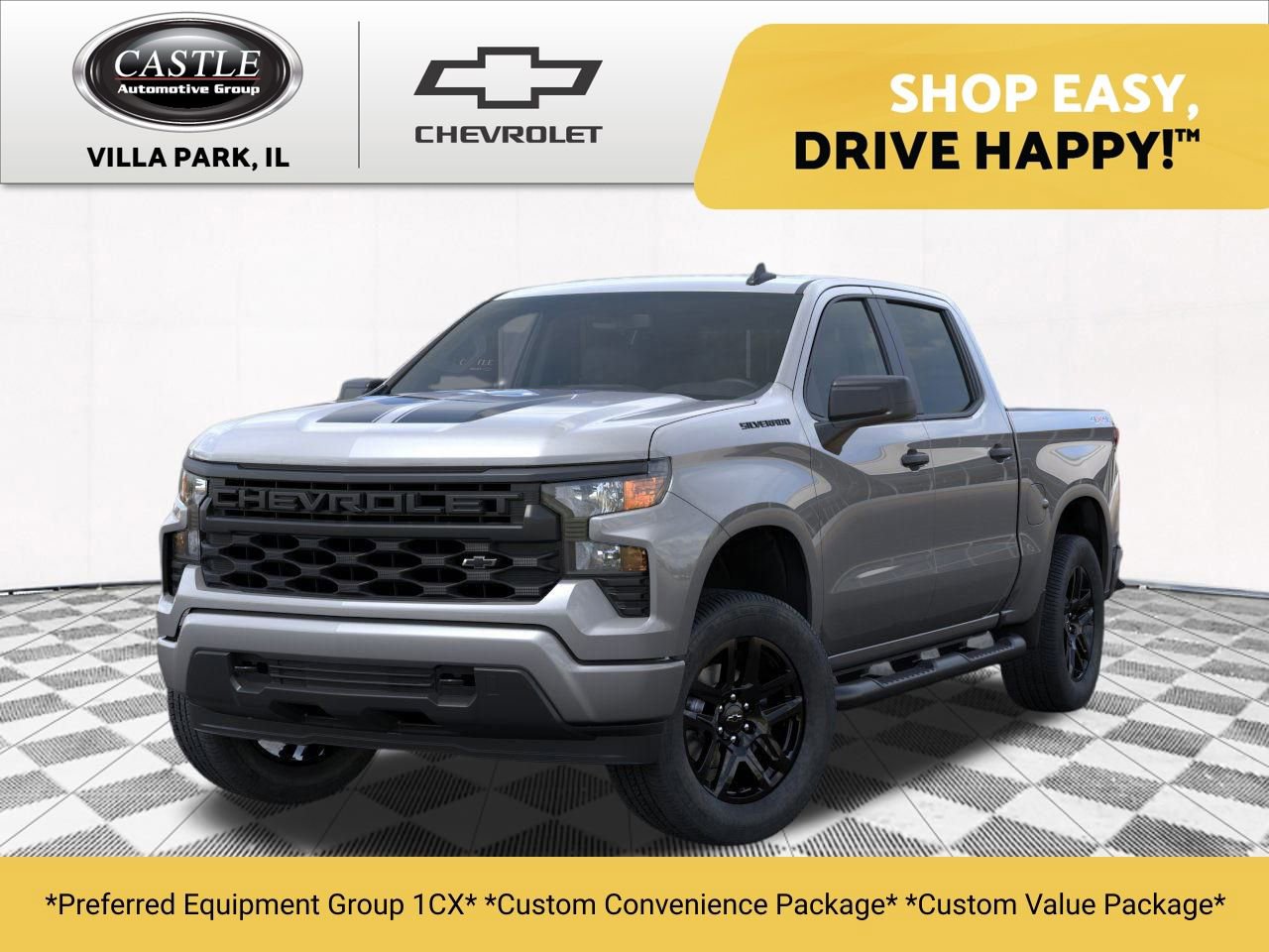 New 2026 Chevrolet Silverado 1500 Custom w/ Rally Edition