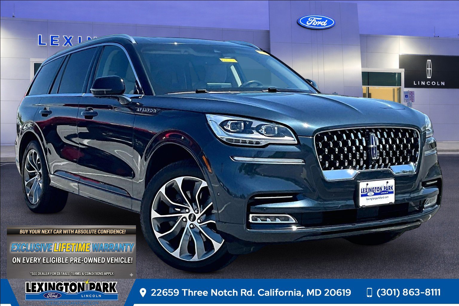 Used 2023 Lincoln Aviator Grand Touring w/ Equipment Group 301A