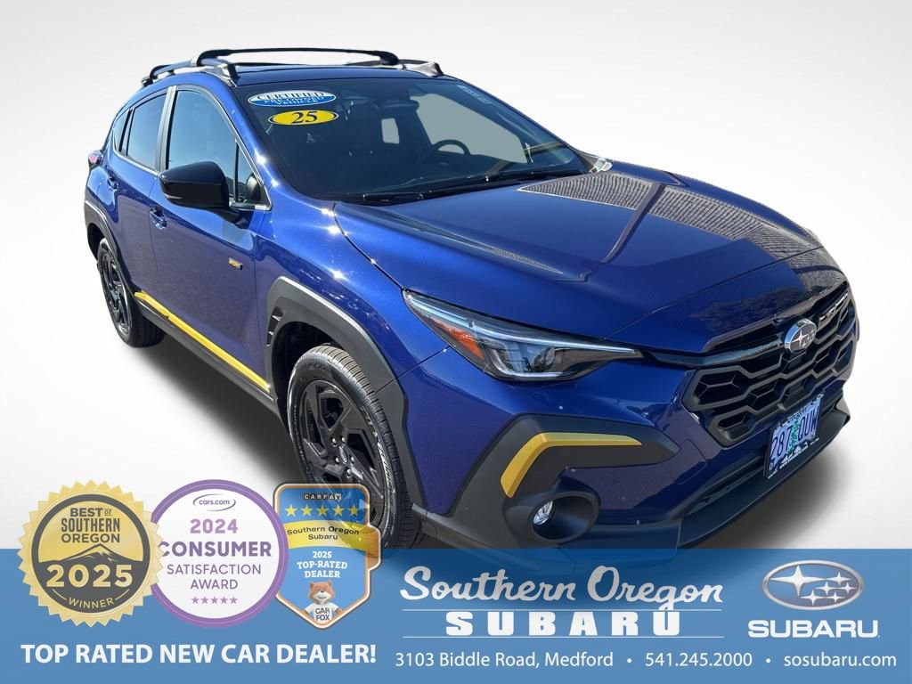 Certified 2025 Subaru Crosstrek 2.5i Sport w/ Crosstrek Mirror Package AWD/4WD image 1