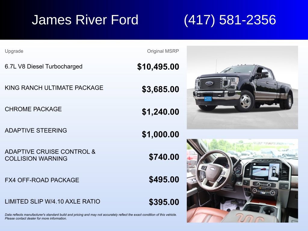 Used 2022 Ford F350 King Ranch w/ King Ranch Ultimate Package AWD/4WD image 5