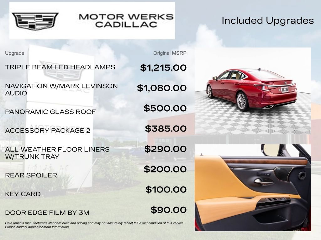 Used 2022 Lexus ES 350 Ultra Luxury w/ Accessory Package 2 image 9