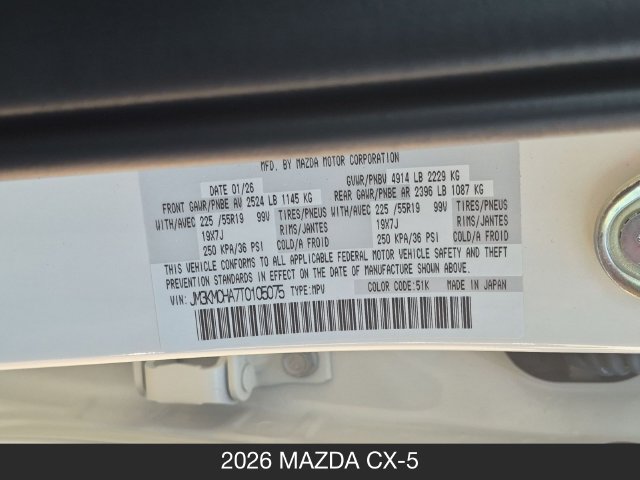 Certified 2026 MAZDA CX-5 Preferred AWD/4WD image 25