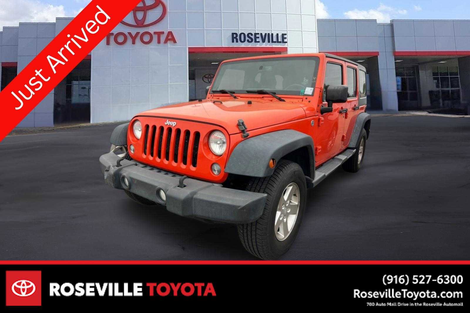 Used 2015 Jeep Wrangler Unlimited Sport w/ Quick Order Package 24S AWD/4WD image 1