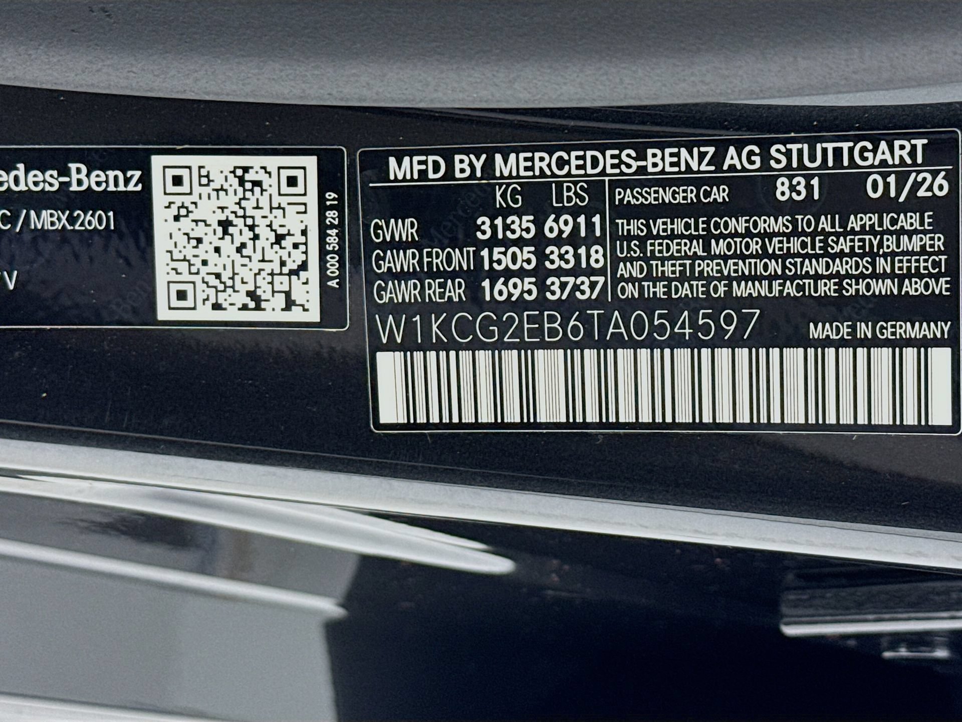 New 2026 Mercedes-Benz EQS 450+ 4MATIC Sedan image 34