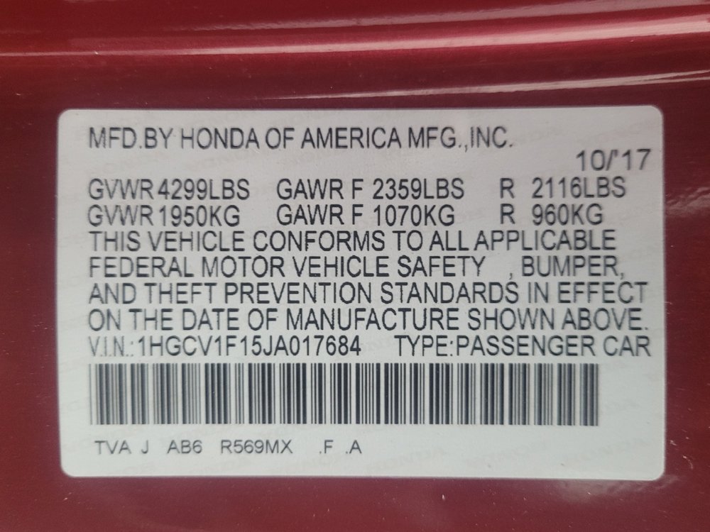 Used 2018 Honda Accord LX image 33