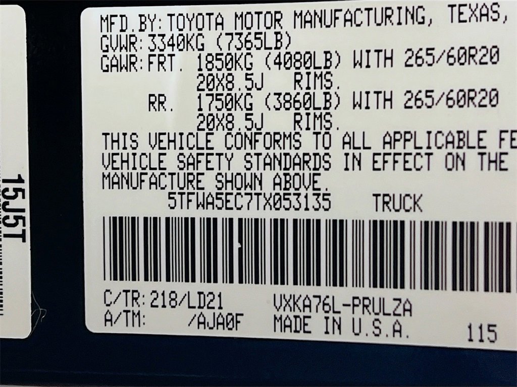 New 2026 Toyota Tundra Limited image 25