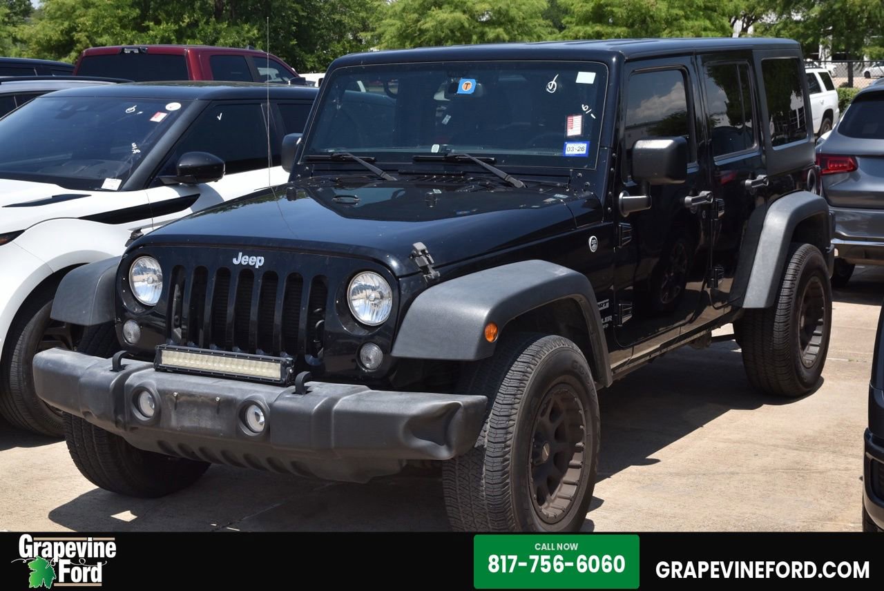 Used 2017 Jeep Wrangler Unlimited Sport w/ Quick Order Package 24S AWD/4WD image 1