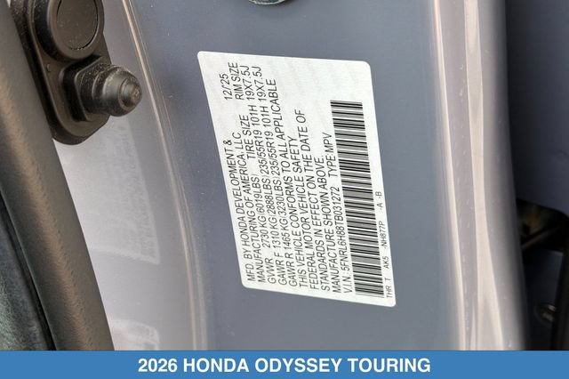 Certified 2026 Honda Odyssey Touring image 35