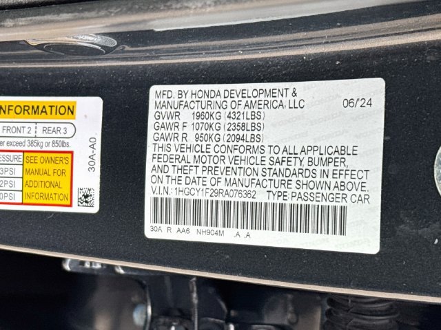 Certified 2024 Honda Accord LX image 33