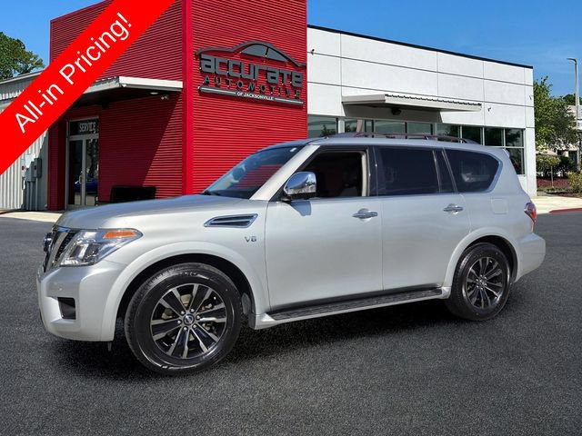 Used 2020 Nissan Armada Platinum w/ Captain's Chairs Package RWD image 1