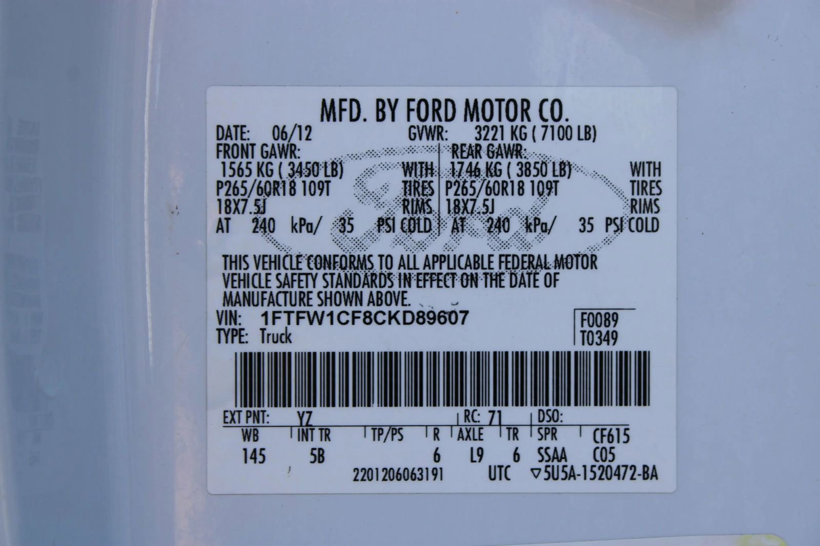 Used 2012 Ford F150 FX2 w/ FX Luxury Pkg image 7