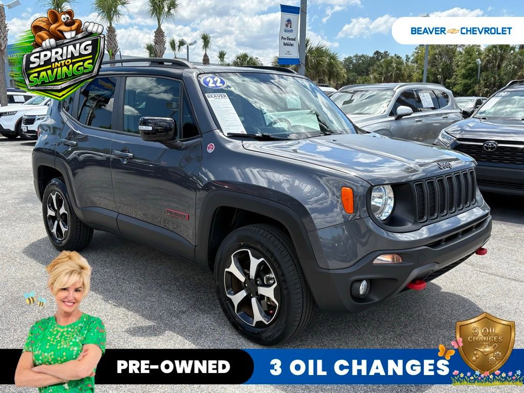 Used 2022 Jeep Renegade Trailhawk w/ Trailer Tow Group AWD/4WD image 9