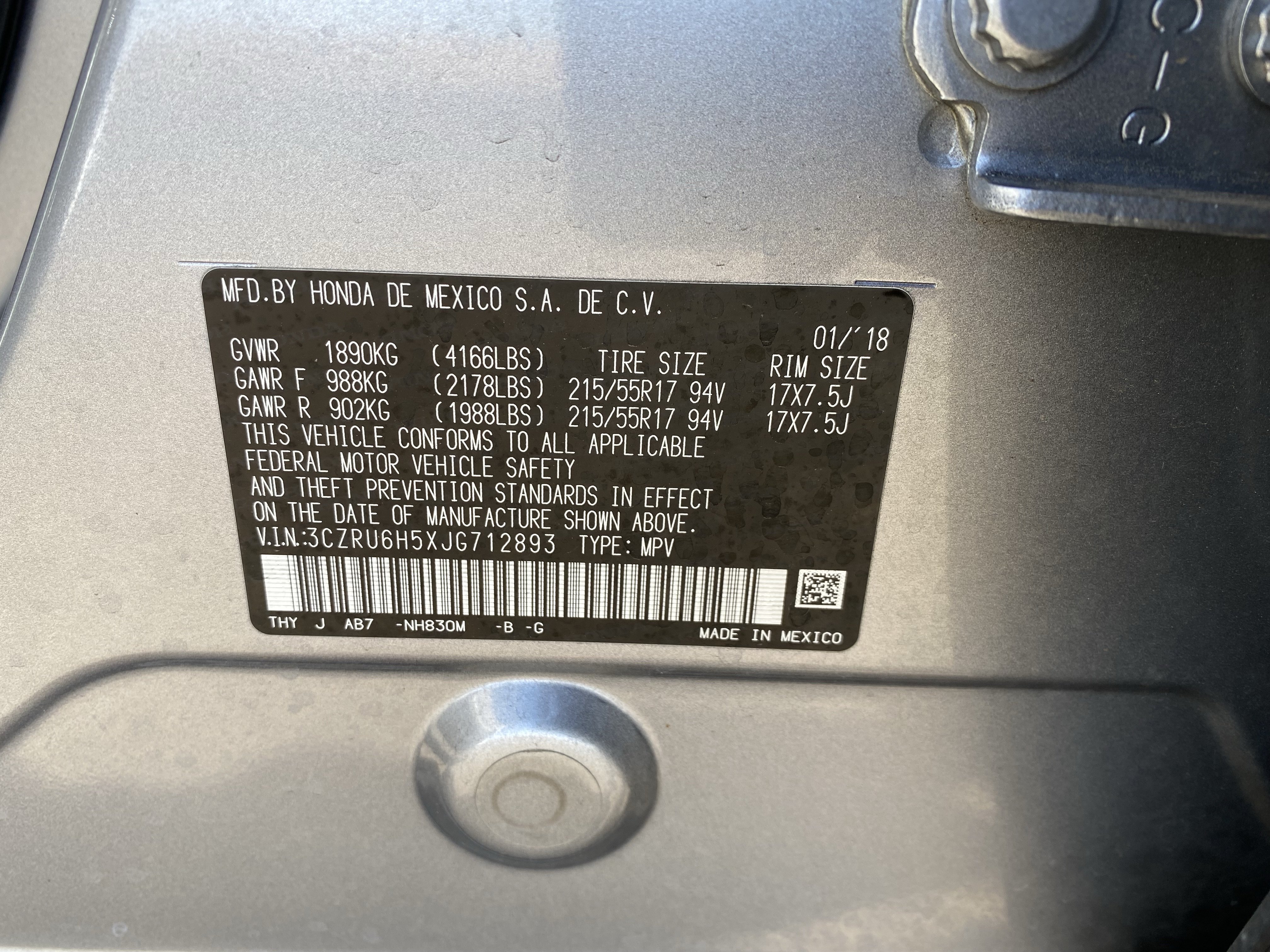 Used 2018 Honda HR-V EX image 21