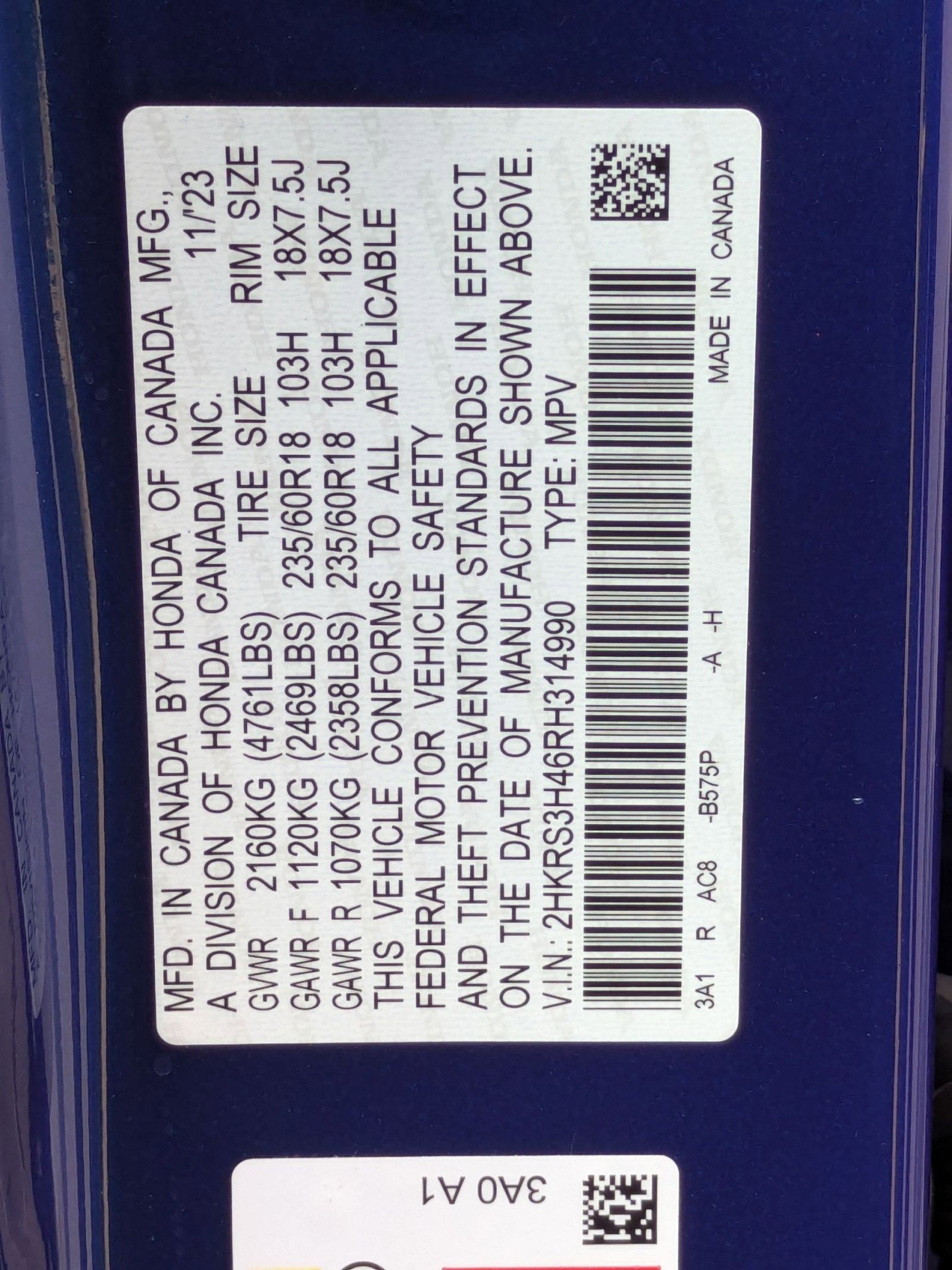 Certified 2024 Honda CR-V EX image 25