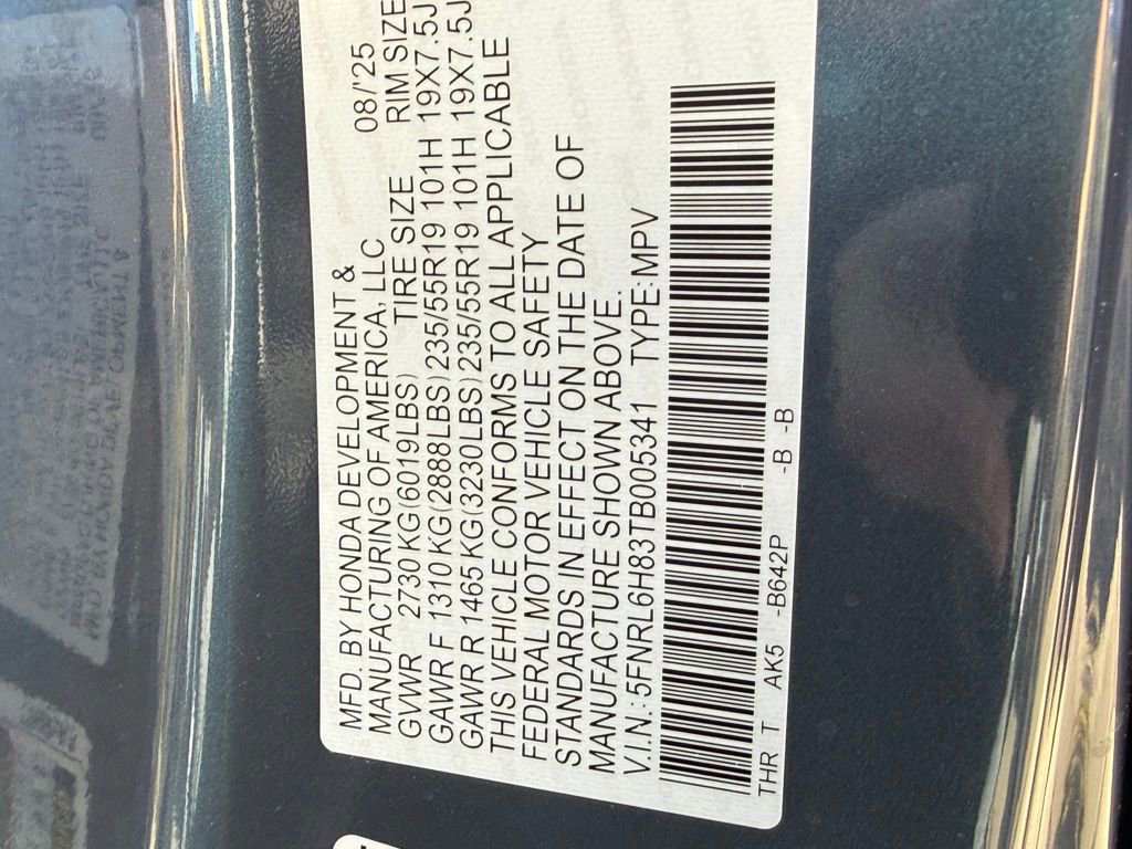 Certified 2026 Honda Odyssey Touring image 35