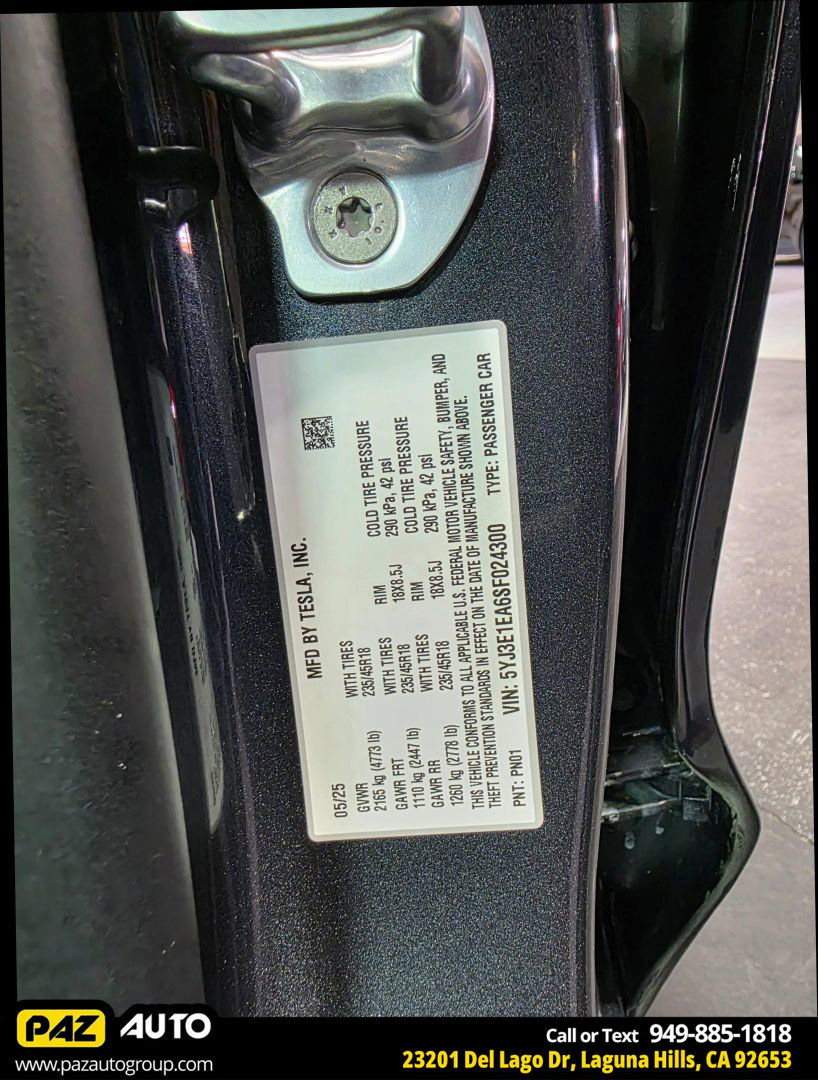Used 2025 Tesla Model 3 Long Range image 39