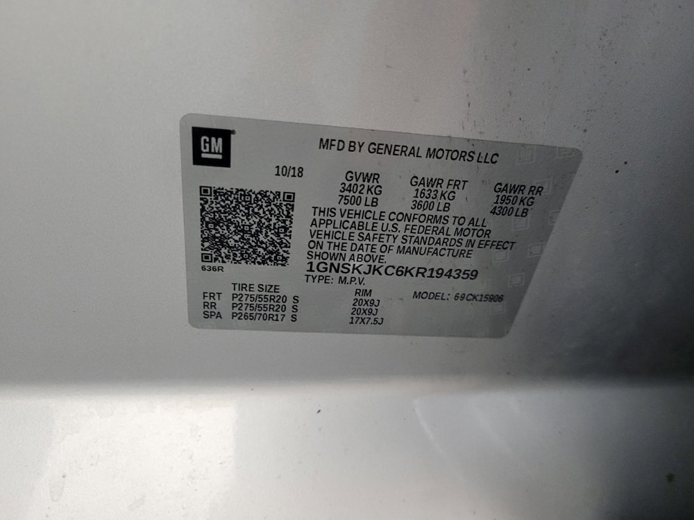 Used 2019 Chevrolet Suburban Premier AWD/4WD image 33