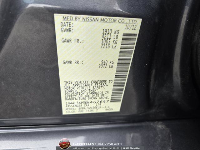 Used 2013 Nissan Altima 2.5 SL w/ Technology Pkg FWD image 35