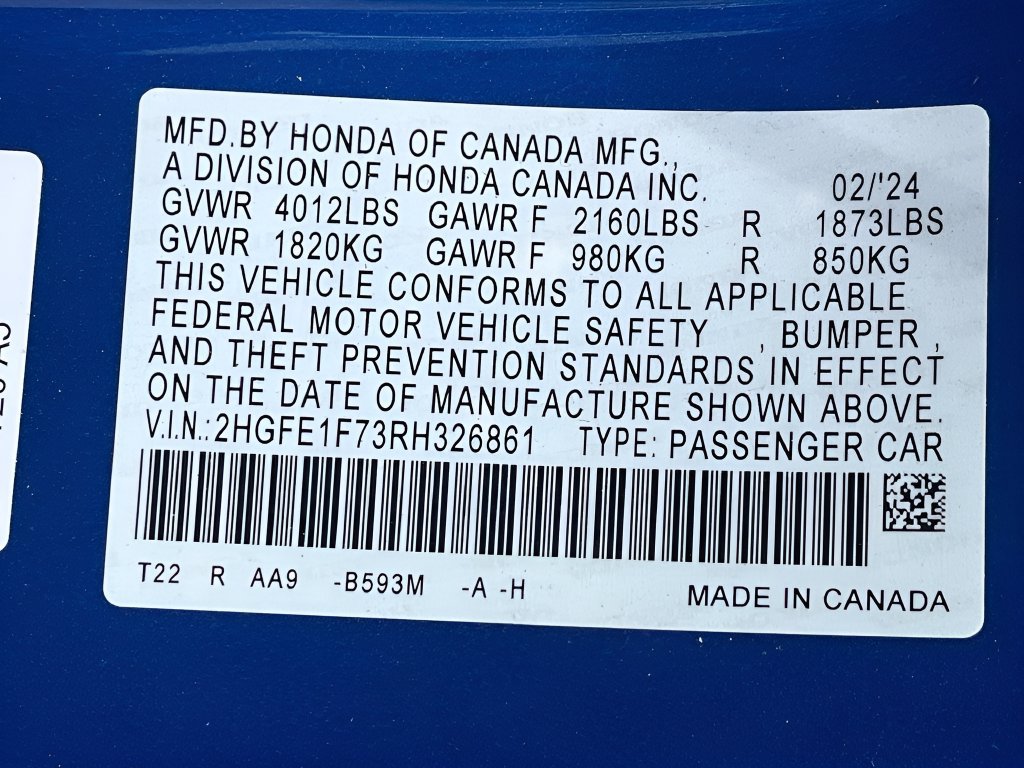 Used 2024 Honda Civic EX image 31