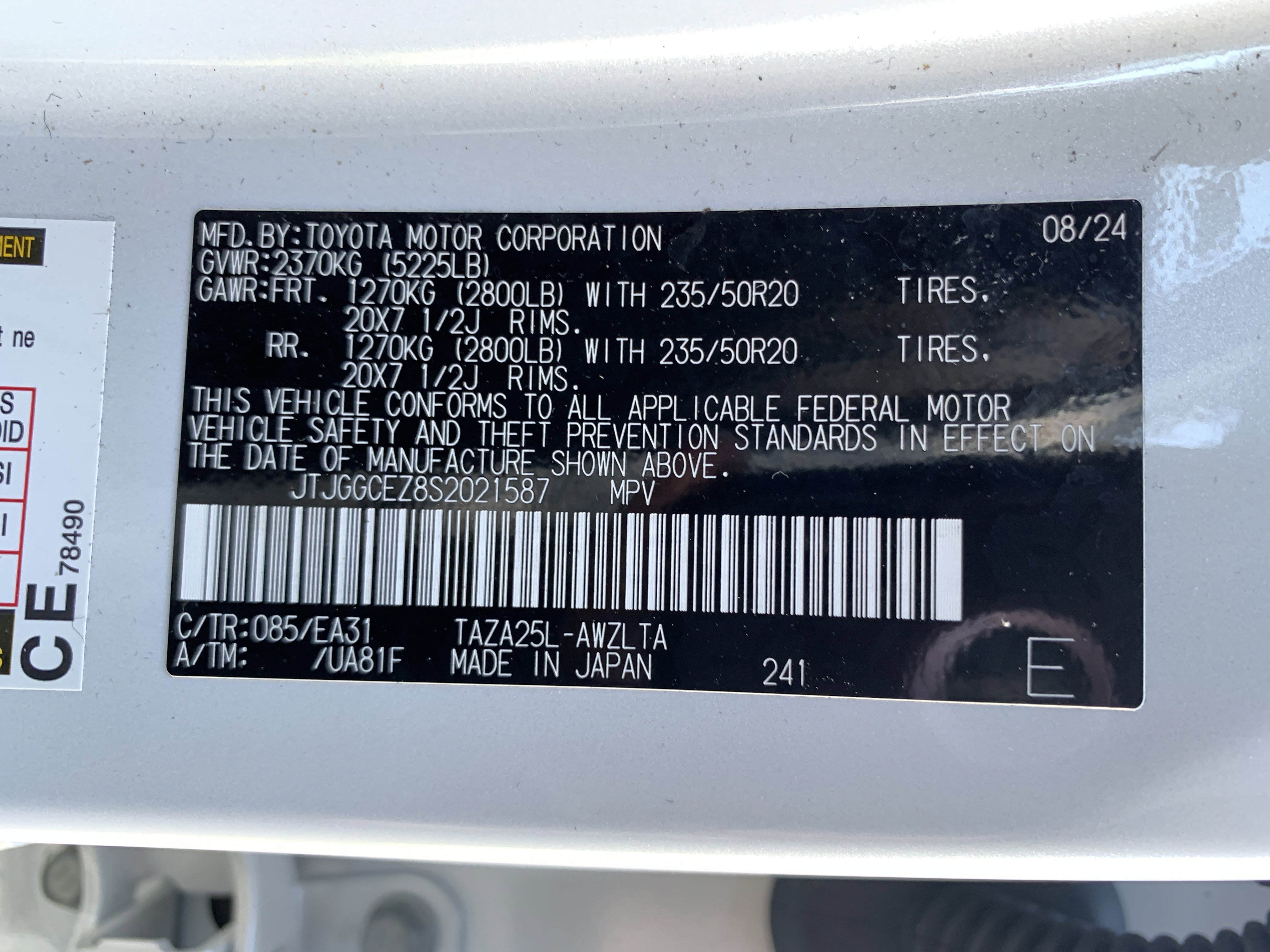 Certified 2025 Lexus NX 350 AWD w/ Cold Area Package image 36