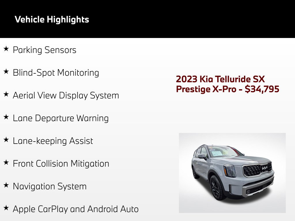 Used 2023 Kia Telluride SX Prestige X-Pro AWD/4WD image 71