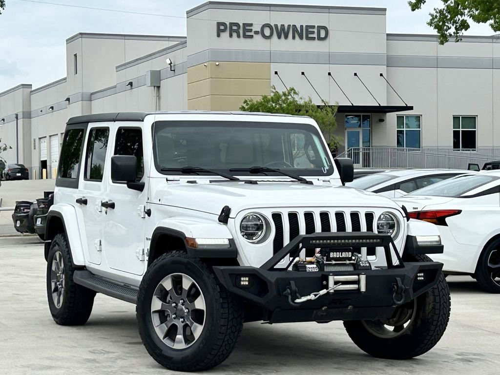 Used 2018 Jeep Wrangler Unlimited Sahara w/ LED Lighting Group image 2