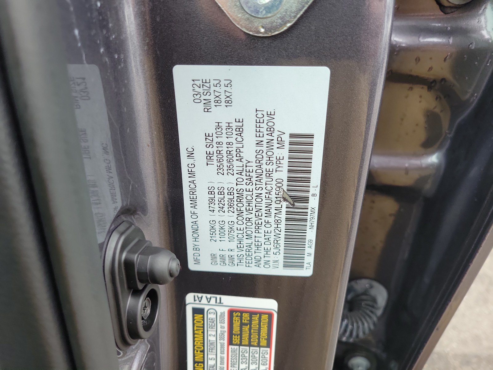 Used 2021 Honda CR-V EX-L image 33