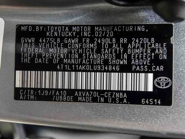 Used 2020 Toyota Camry LE w/ Convenience Package FWD image 27