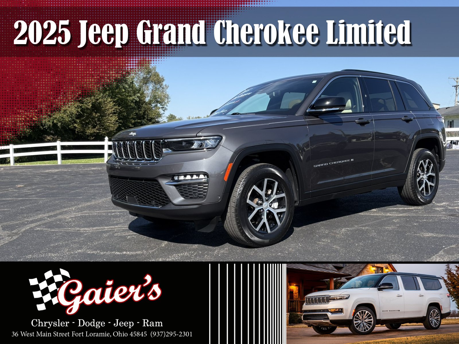 Used 2025 Jeep Grand Cherokee Limited w/ Luxury Tech Group II AWD/4WD image 1