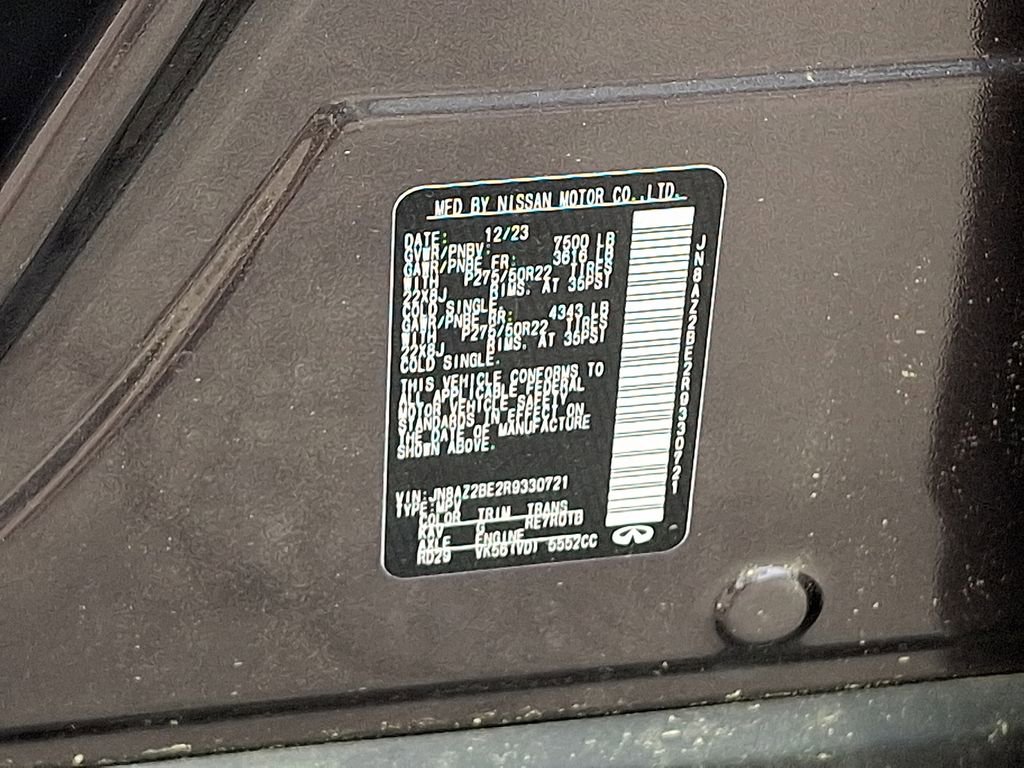 Used 2024 INFINITI QX80 Sensory image 30