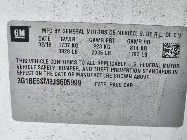 Used 2018 Chevrolet Cruze LT w/ Convenience Package FWD image 23