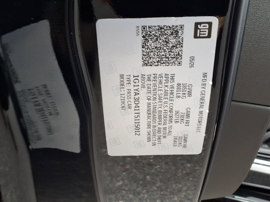 Certified 2026 Chevrolet Corvette Stingray Convertible w/ Battery Protection Package RWD image 36