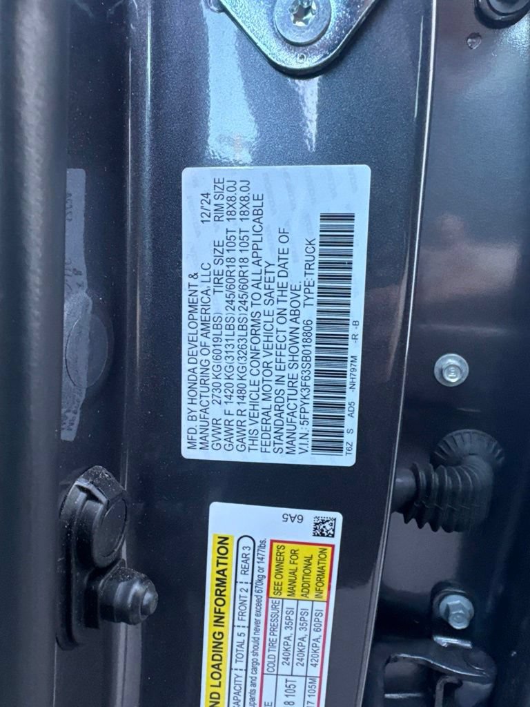 Certified 2025 Honda Ridgeline TrailSport image 25