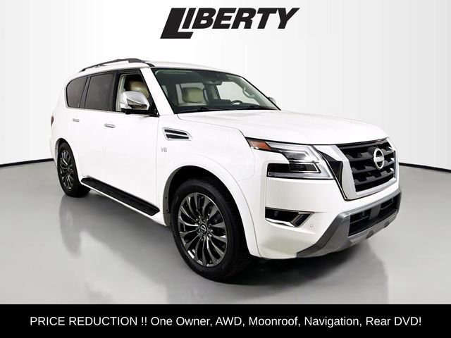 Used 2021 Nissan Armada Platinum w/ Captain's Chairs Package