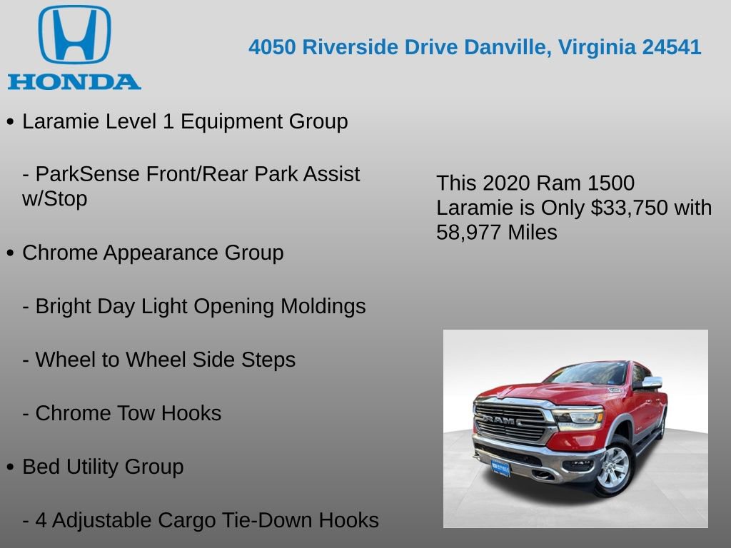 Used 2020 RAM 1500 Laramie image 12