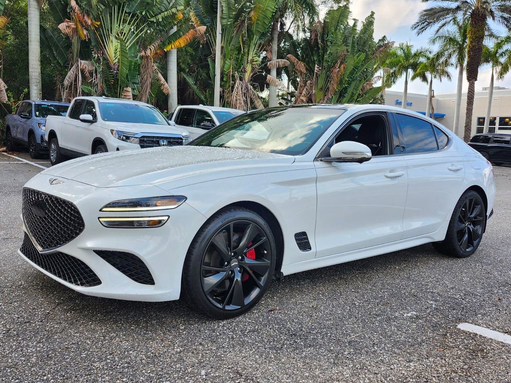 Used 2023 Genesis G70 3.3T w/ Sport Prestige Package image 3